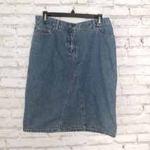 NY Jeans New York &amp; Company Skirt Women 8 Blue Denim Vintage Y2K 90s Skirt - £14.23 GBP