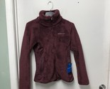 Columbia Women&#39;s Fast Beauty Fleece Zip Up Regular Jacket Burgundy 1566341 - $68.40