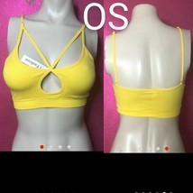 New Fashion Sexy Yellow Spandex Bralette~OneSize NWOT - £14.99 GBP