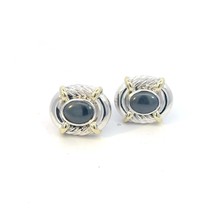 David Yurman Authentic Estate Hematite Cufflinks 14k Gold &amp; Silver DY418 - £379.27 GBP