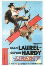 Laurel And  Hardy In Liberty 8 x 10 Color REPRODUCTION Lobby Card - £11.70 GBP