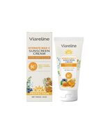 Viareline SPF 50 Sunscreen Cream with Titanium Dioxide, Glycerin & Tea Extract,  - $23.90