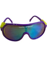Purple Gold Pit Viper Sunglasses Aviator Blue Purple Lens Shield Yellow ... - $81.03 CAD