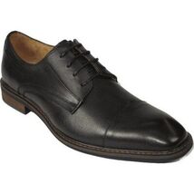 Men's Shoes Steve Madden Soft Leather upper Lace Up Navin BLack image 2