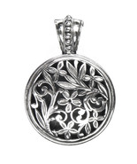  Gerochristo 3353 - Sterling Silver Medieval Byzantine Filigree Round Pe... - £157.38 GBP