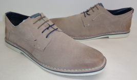 Steve Madden Size 13 MADRID Beige Suede Lace Up Casual Oxfords New Men&#39;s... - $117.81
