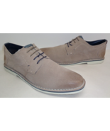 Steve Madden Size 13 MADRID Beige Suede Lace Up Casual Oxfords New Men&#39;s... - £89.19 GBP