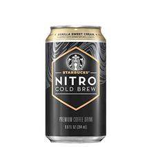Starbucks Nitro Cold Brew 9.6FL Ounce of Coffee 6 Cans of Sweet Vanilla ... - £22.85 GBP