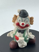 Vintage Original 4in Artmark Clowns Handpainted Ceramic - £6.88 GBP