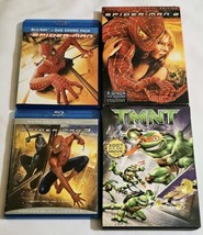 Spider-Man 1-3 Dvd &amp; Blu-ray &amp; Tmnt Dvd Lot - £9.29 GBP