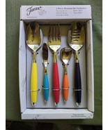 Fiesta 5 Piece Hostess Set Multicolor New NIB Serving Spoons Butter Knif... - $41.09 CAD