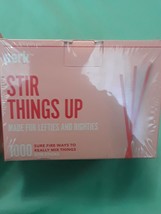 Perk Red Plastic Stirrers, 1000/Pack (PK56402) - $16.71