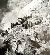 Conquering The Alps WW1 Print 1917 Mass For Italians Above The Sea SmDwC6 - £24.26 GBP