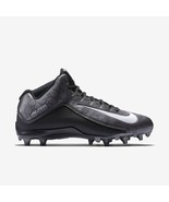 Nike Alpha Strike 2 Gray Black Mens 16 Football Cleats 725227 010 - £3.95 GBP