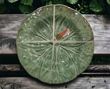 Green Cabbage Leaf 11” Dinner Plates in Melamine by Gardeners Eden Set O... - $39.55