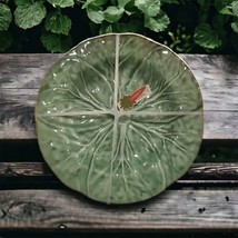 Green Cabbage Leaf 11” Dinner Plates in Melamine by Gardeners Eden Set O... - $39.55