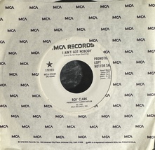 Roy Clark – I Ain&#39;t Got Nobody - Vinyl, 7&quot;, 45 RPM, Single, Promo, Stereo  - $9.25
