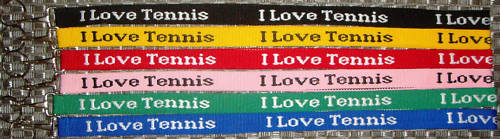 Tennis Woven Lanyard - 6pc/pack (Multiple Colors) - £14.11 GBP