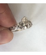 Celtic Claddagh ring sterling silver .925 stamped high polished finish - €65,13 EUR