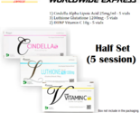 CINDELLA 1200mg white Glutathione 5 session - free shipping to USA - £124.50 GBP