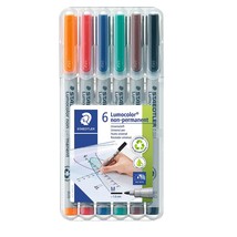 Staedtler Lumocolor Non-Permanent Overhead Projection Markers assorted colors me - $30.99