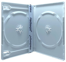 PREMIUM STANDARD Solid White Color Double DVD Cases (100% New Material) - $16.46+