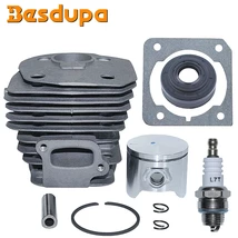 44mm Cylinder Piston Kit For Husqvarna 353 351 350 346 XP 340 Chainsaw 503869971 - £85.51 GBP