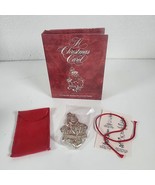 1994 Oneida Christmas Carol Series Sterling Ghost Present Ornament Pendant - £51.12 GBP