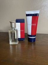 Vintage Tommy Hilfiger 1.7 oz Cologne Spray &amp; 6.7 Body Wash ORIGINAL FOR... - $84.14