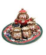 Pretend Play Nutcracker Christmas Miniature 7 Piece Doll House Toy Tea S... - €8,24 EUR