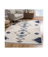 HomeRoots 8 x 11 ft. Navy &amp; Ivory Tribal Pattern Area Rug - $305.26