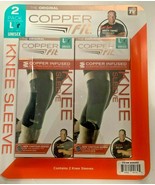 Lot De (2) Vêtements De Compression Infusés De Cuivre Copper Fit Taille Grande - $24.99
