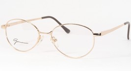 Gormanns 8-4241 Shiny Gold Unique Rare Eyeglasses Glasses Metal Frame 50-16-135 - £22.94 GBP