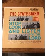 The Statesmen Quartet: Stop Look And Listen For The Lord Album - £27.45 GBP