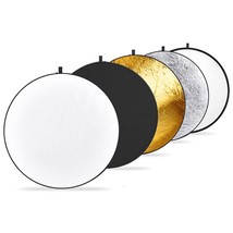 NEEWER 32 Inch/80 Centimeter Light Reflector Light Diffuser 5 in 1 Collapsible M - £40.12 GBP