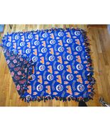 New York Mets St Louis Cardinals Fleece Tie Blanket Reversible - $354.22 MXN