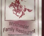 Winchester Family Restaurant Menu I-90 Exit 160 Edgerton Wisconsin  - £13.94 GBP