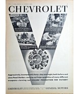 CHEVROLET-V for Victory-WWII-1942 Vintage Print Ad-General Motors Divisi... - $15.06 CAD