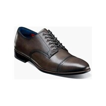 Stacy Adams William Cap Toe Oxford Leather Shoes Gray 25719-020 image 9