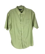 Croft &amp; Barrow Short-Sleeve Button-Down Shirt Green Sz. L - $278.12 MXN