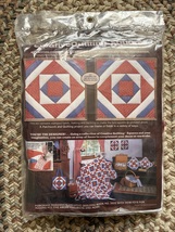 Vintage 80s Paragon Creative Quilting Squares Kit Independence Square New - £16.74 GBP