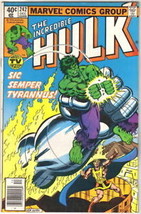 The Incredible Hulk Comic Book #242 Marvel Comics 1979 VERY FINE- - £3.18 GBP