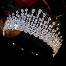 ASNORA Tiaras and Crown Vintage Classic Ladies Crystal Headband Bridal Banquet W - £117.45 GBP