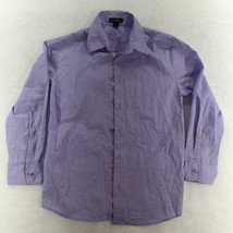 George Size 12 Boy's Purple Long Sleeve Dress Shirt Tiny spot front left panel - $5.99