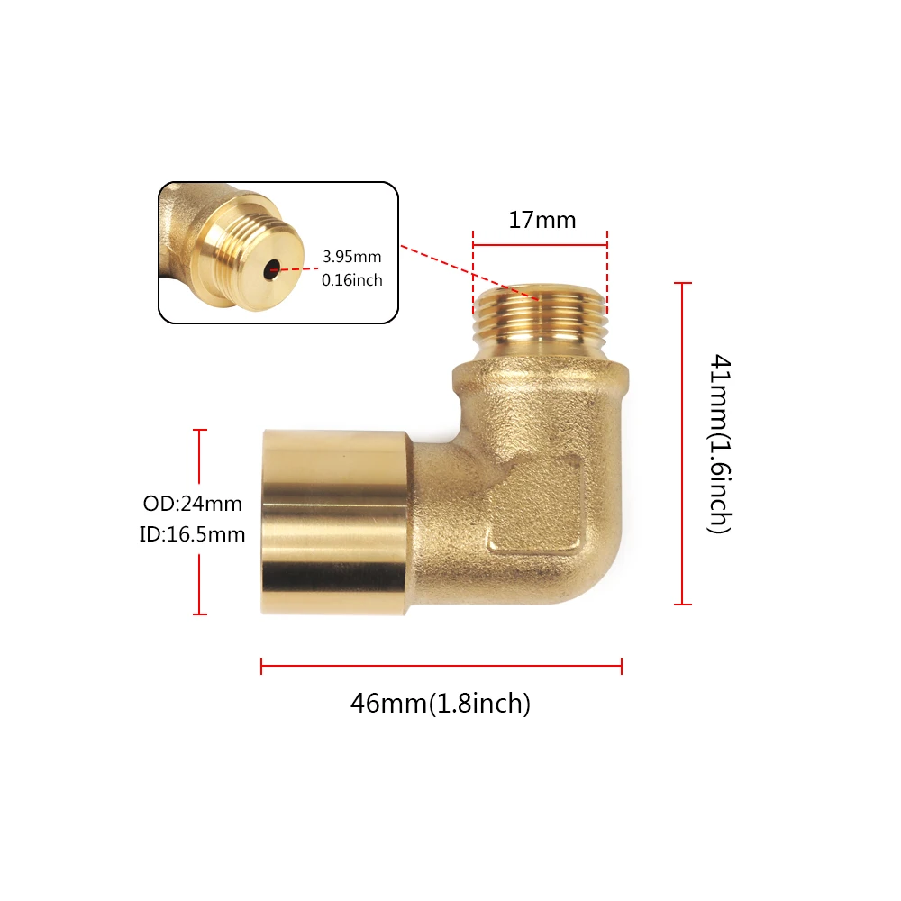 M18X1.5 02 Bung Extension O2 Oxygen Sensor Angled Extender Spacer 90 Degree Ca - £15.54 GBP