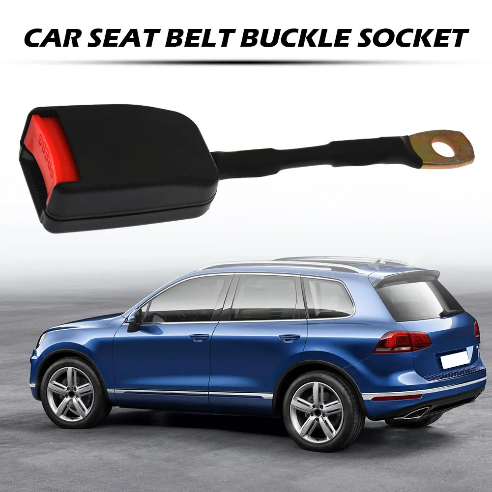 Universal Car Seat Belt Lock - Auto Safety Seat Lock with Buckle Socket Plug C - £9.56 GBP