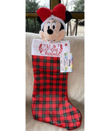 Disney Minnie Mouse Animated Musical Christmas Stocking “Here Comes Sant... - £21.17 GBP