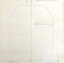 1984 Railroad Bangor Aroostook Blueprint  Clearances Via Medford N2 DWDD11 - £63.39 GBP