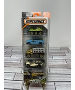 Matchbox Jungle Crew 5 Car Gift Pack Mattel 2015 - $25.19