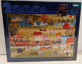 NEW - Buffalo Games 2000 Piece Puzzle &quot;Country Station&quot; 38&quot; X 26&quot; AMERICANA - £27.51 GBP